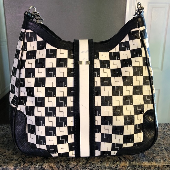 L.A.M.B. Black & White Hand bag In mint condition - Picture 3 of 6